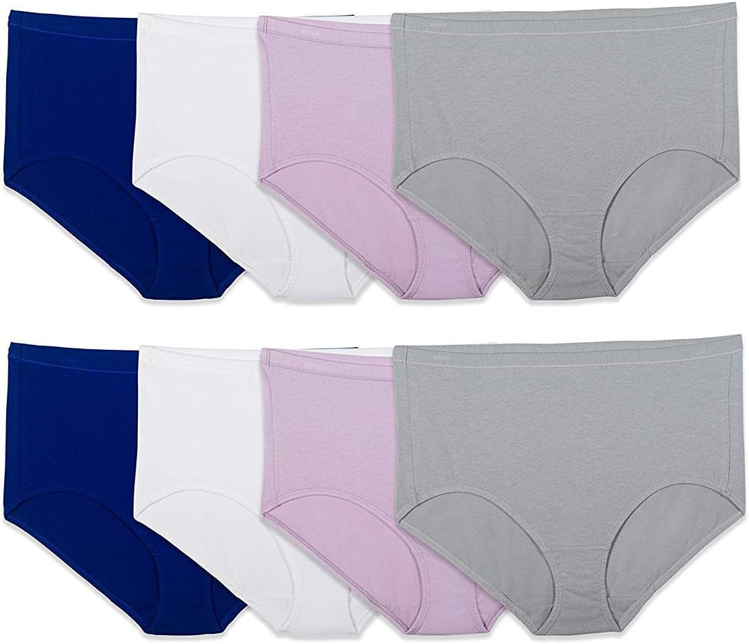 Women'S High Cut Briefs Fit for Me plus Size Underwear